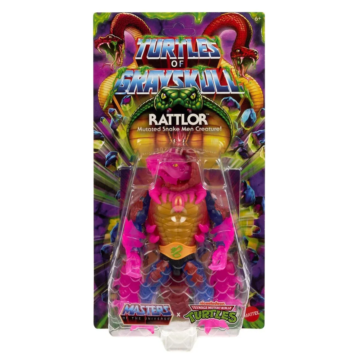 Masters of the Universe: Turtles of Grayskull (Wave 5) Rattlor Action Figure (JBN01) LOW STOCK