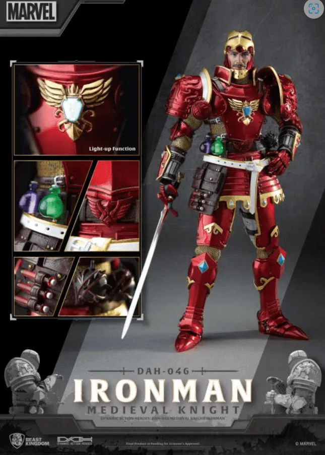 Medieval Knight Iron Man DAH-046 Dynamic 8-Ction Action Figure/ Beast Kingdom