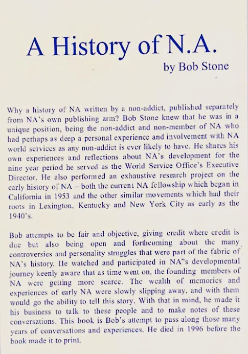 My Years with Narcotics Anonymous (Soft Cover)