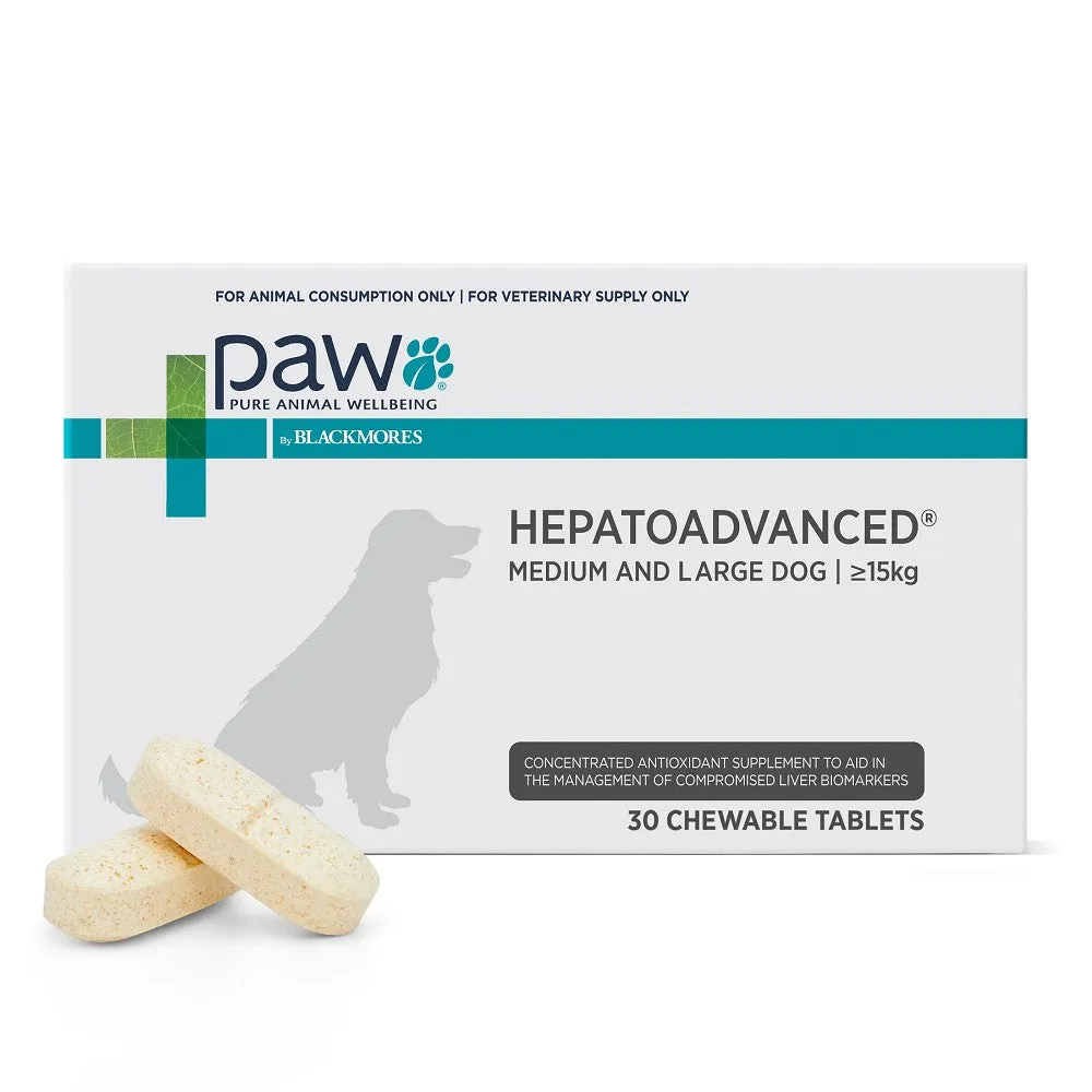 Paw Hepatoadvanced Liver Supplements