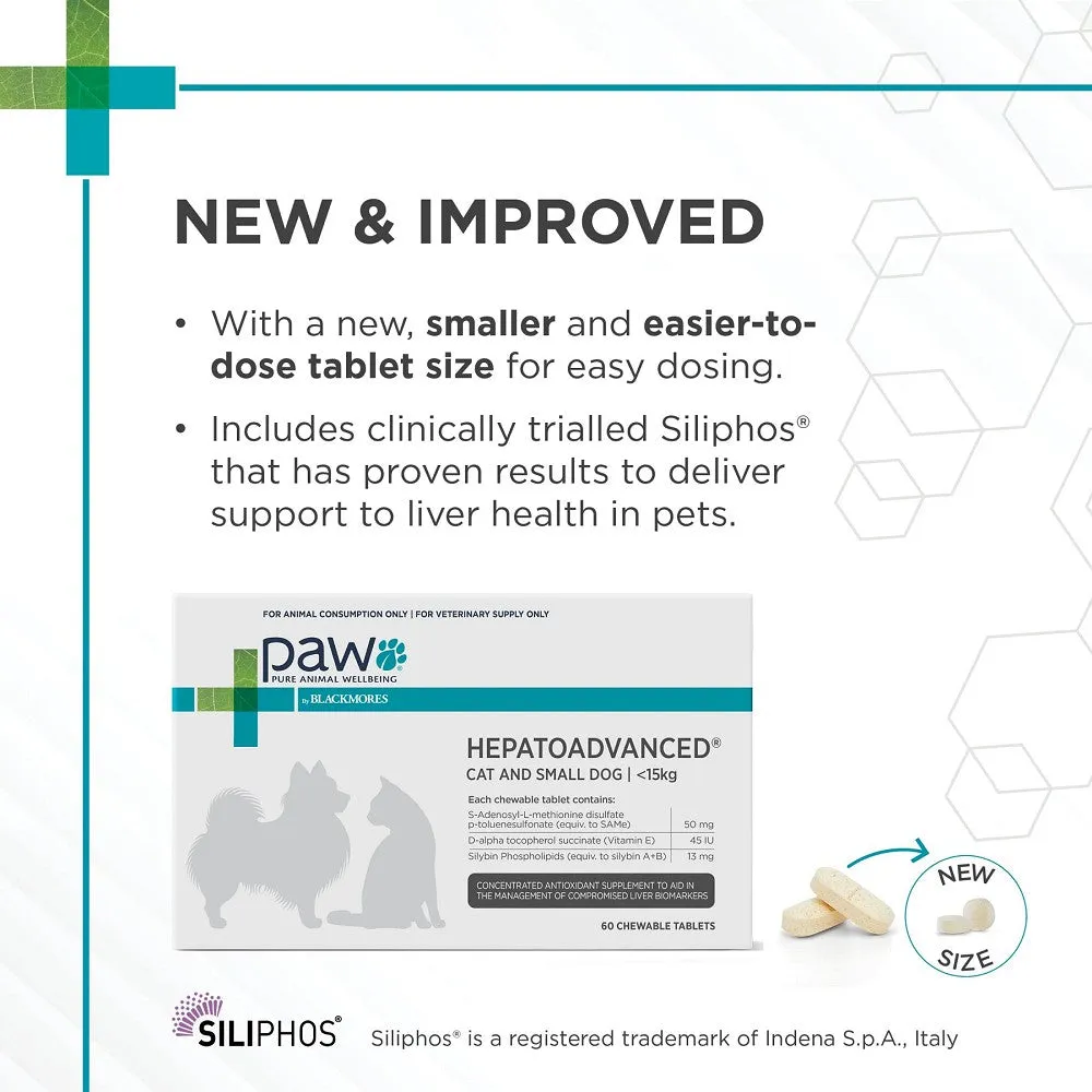 Paw Hepatoadvanced Liver Supplements