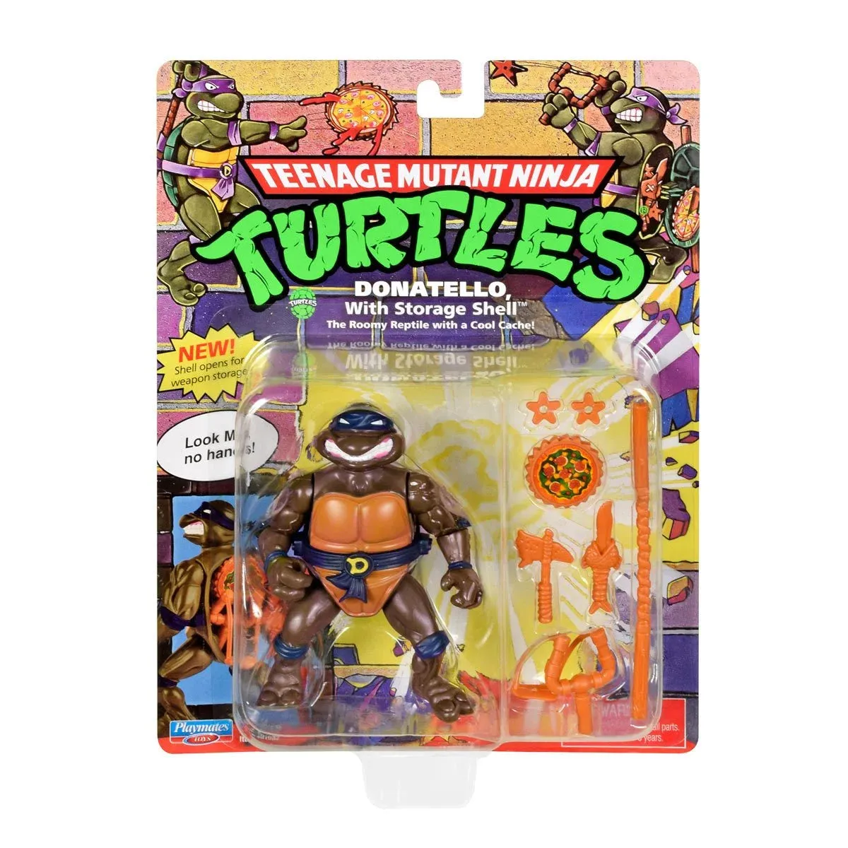 Playmates - Teenage Mutant Ninja Turtles (TMNT) - Donatello with Storage Shell Action Figure (81032) LOW STOCK