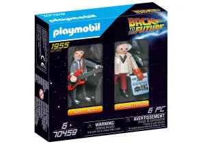 Playmobil Back to the Future Marty Mcfly and Dr. Emmet Brown