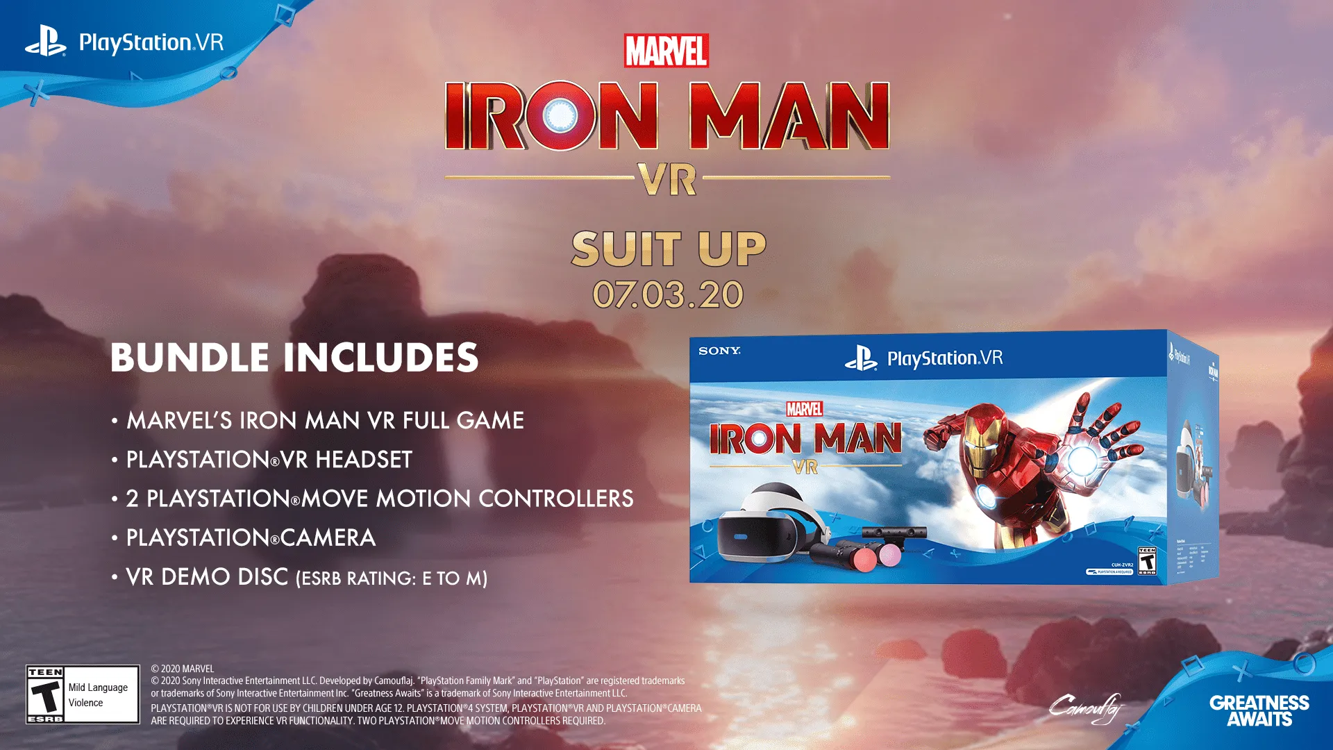 PlayStation VR Marvel’s Iron Man VR Bundle