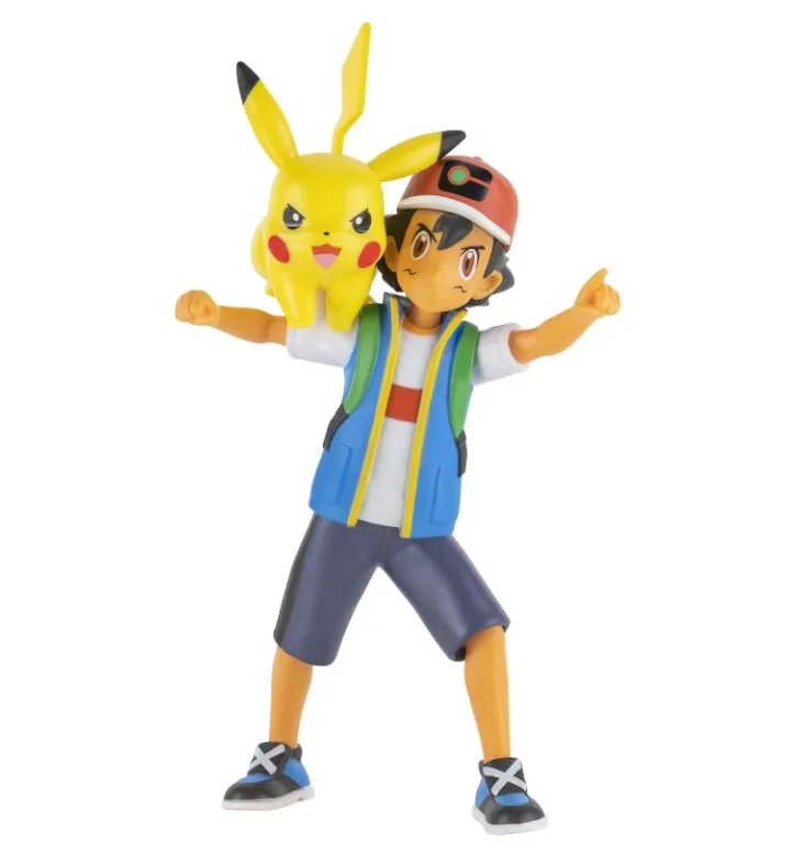 Pokemon Battle Feature Figure - Ash   Pikachu