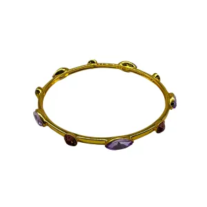 Purple and Gold Bangle Bracelet (Each)