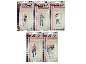 "On-Air" 6 piece Figures and Accessory Set for 1/24 Scale Models by American Diorama