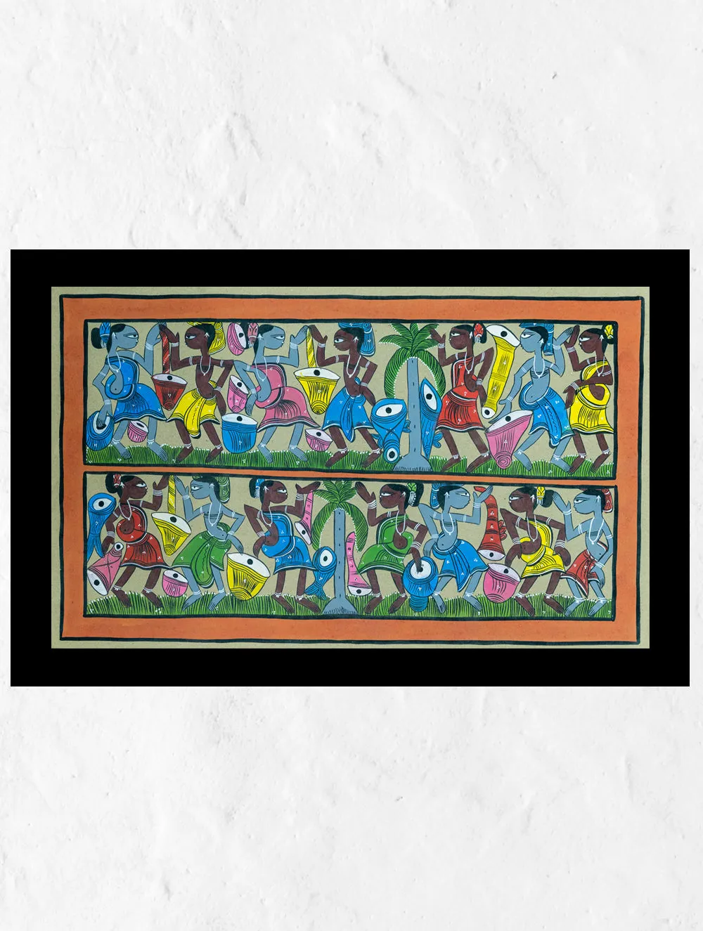 Santhal Tribal Art Painting - Wedding Celebrations