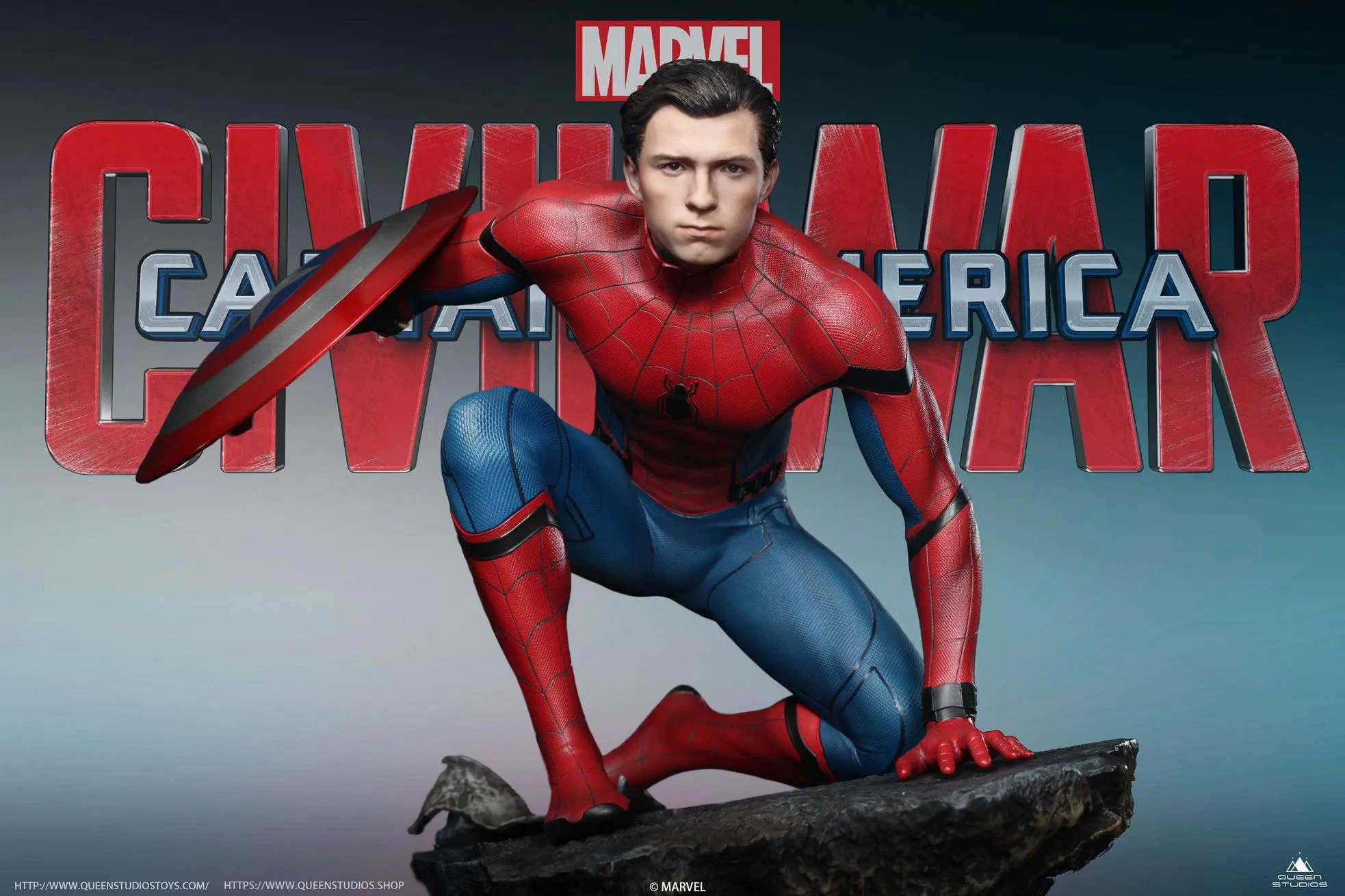 Spider-Man Civil War Premium Statue