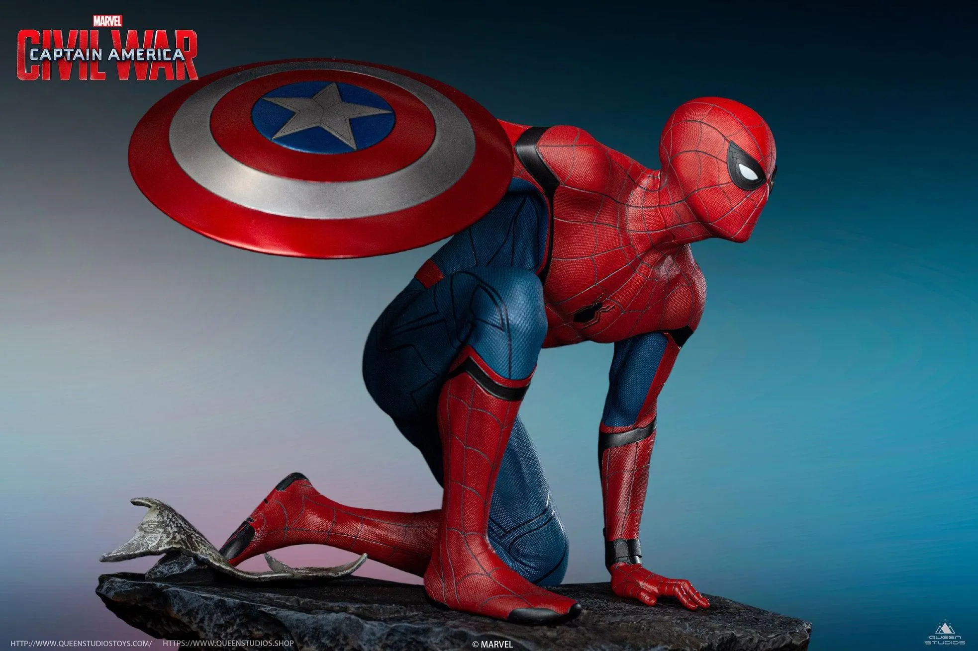 Spider-Man Civil War Premium Statue