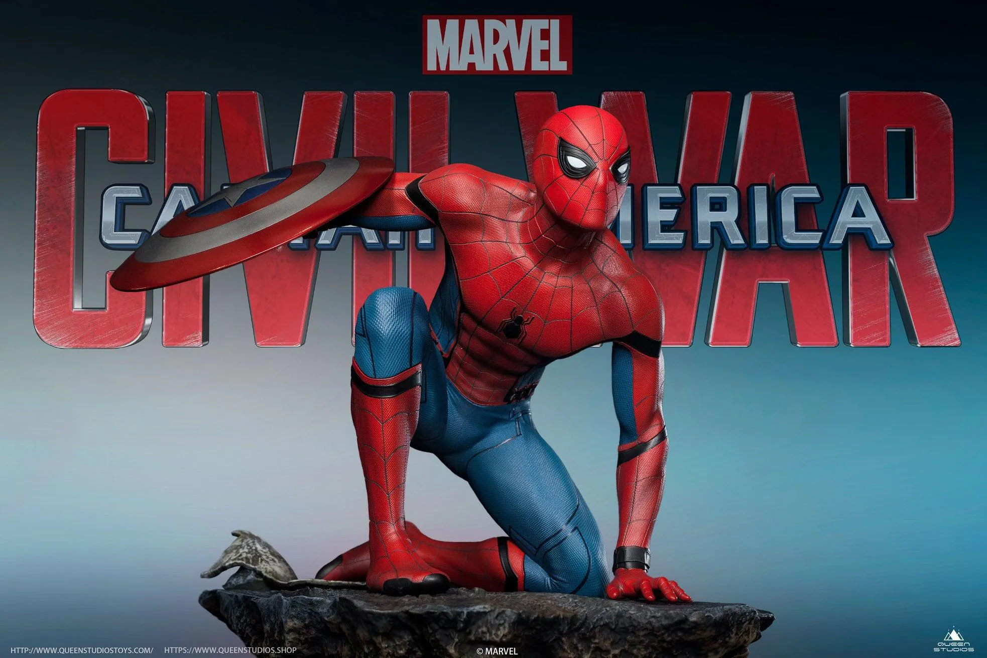 Spider-Man Civil War Premium Statue