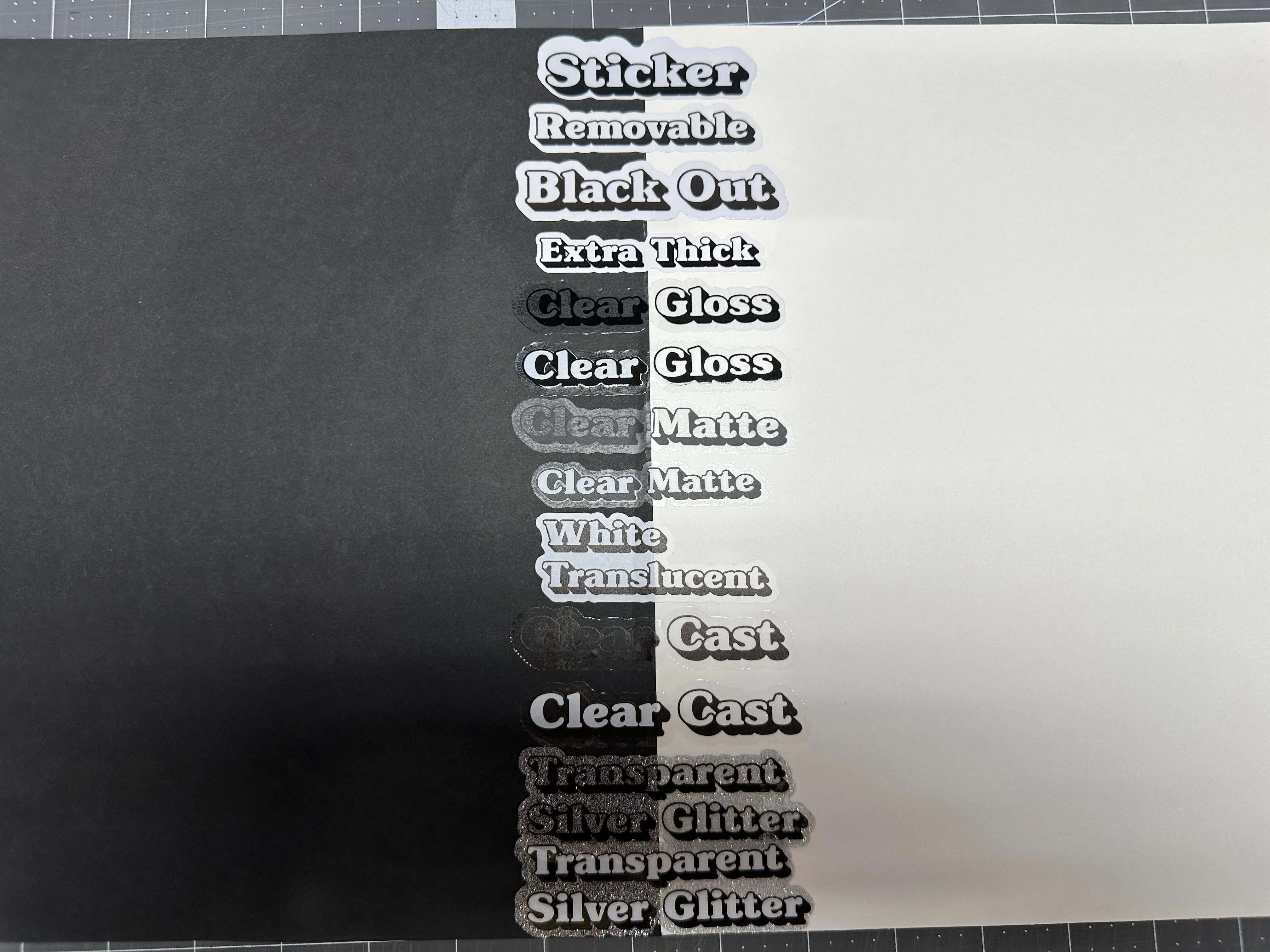 Sticker | 26L | Candy Cane | Waterproof Vinyl Sticker | White | Clear | Permanent | Removable | Window Cling | Glitter | Holographic