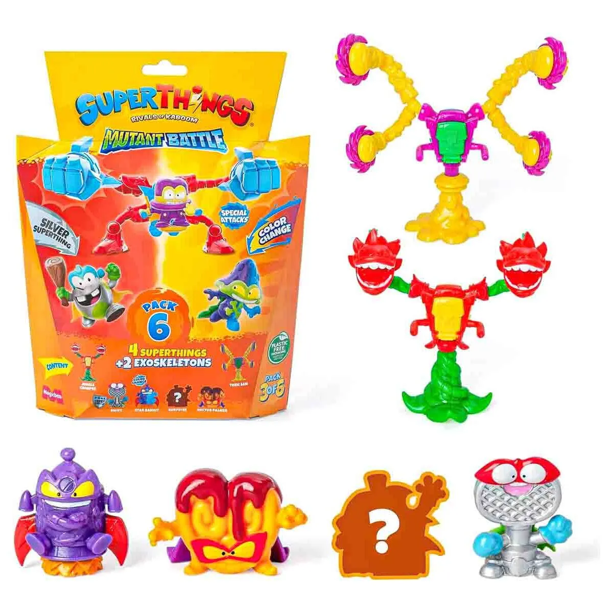 SuperThings Rivals of Kaboom Mutant Battle Figures 6 Pack (3/6)