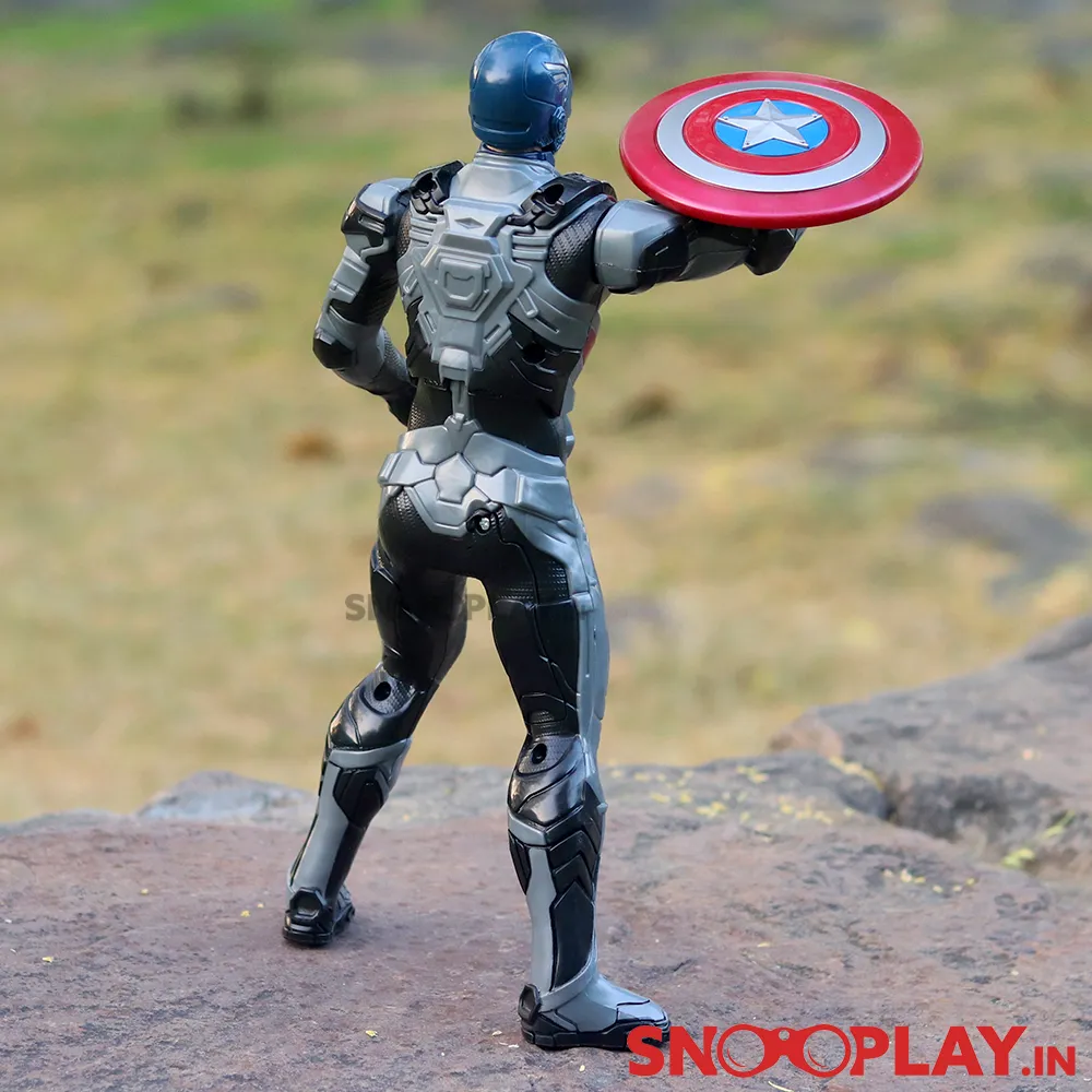 Talking Captain America (with Shield Launcher)