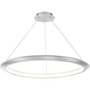 The Ring 36 in. LED Chandelier 3000K Aluminum Finish