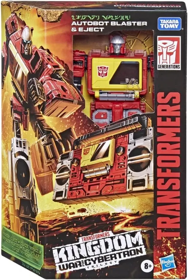 Transformers Generations War for Cybertron Kingdom | Autobot Blaster & Eject