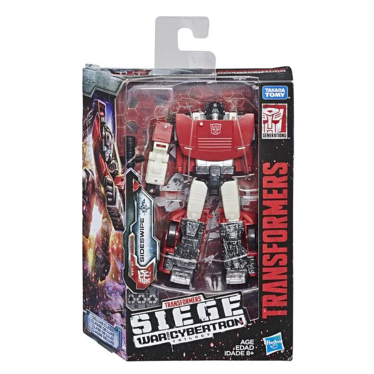 Transformers Generations War for Cybertron: Siege Deluxe Class WFC-S10 Sideswipe Action Figure