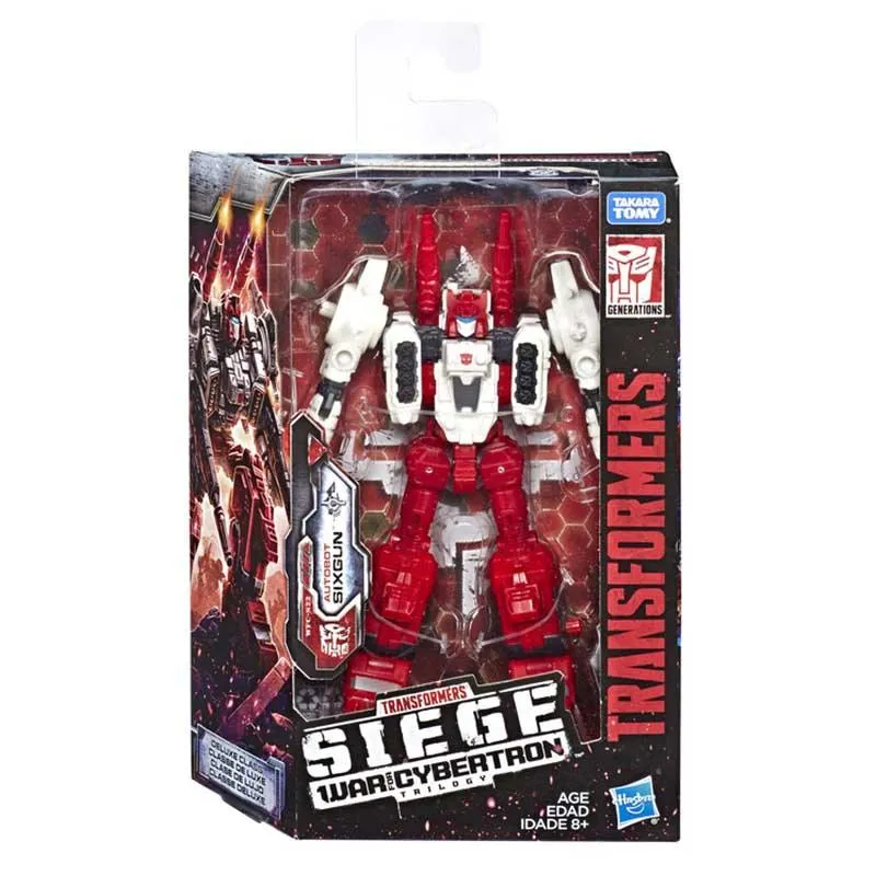 Transformers Toys Generations War for Cybertron Deluxe WFC-S22 Autobot Six-Gun Weaponizer Action Figure - Siege Chapter