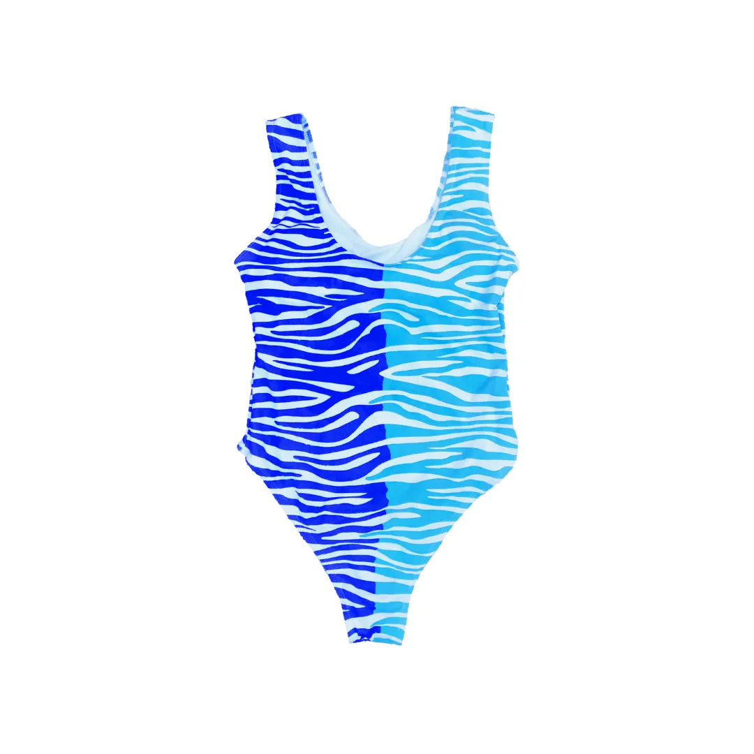 Zebra Print Color Changing Adult One Piece